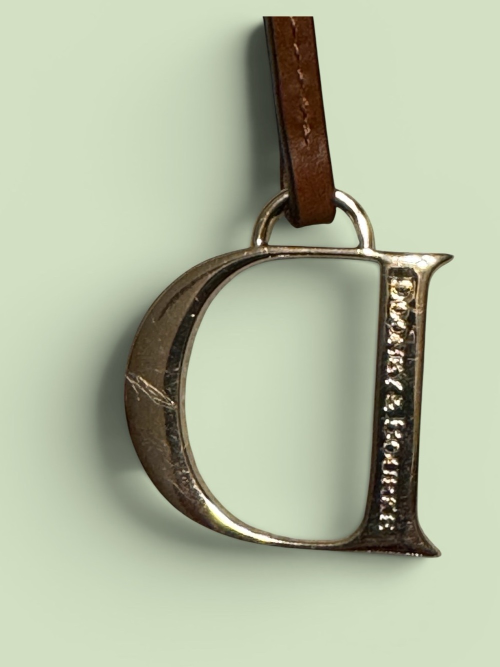 Dooney & Bourke - Initial Bag Charm - DB with Leather Strap - Picture 4 of 7